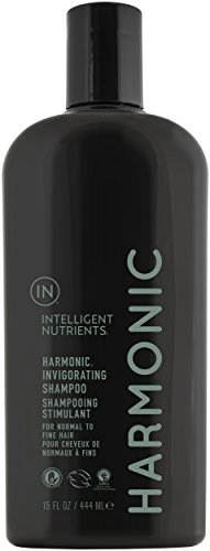 Intelligent Nutrients Harmonic Invigorating Shampoo - Non-Toxic Shampoo with Peppermint & Spearmint Oil - New Look, Same Tingle (15 oz)