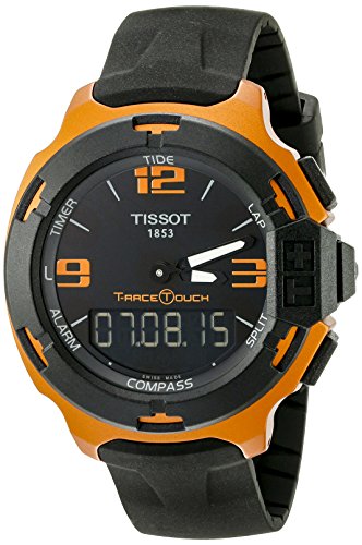 Tissot Men's T0814209705703 T-Race Touch Aluminum Watch with Black Band