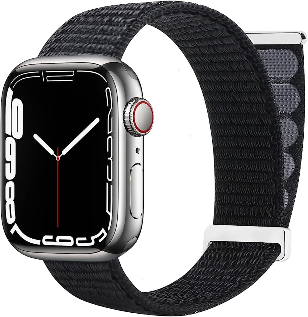 AdMaster Sport Loop Soft Nylon Wristband for Apple Watch Band 