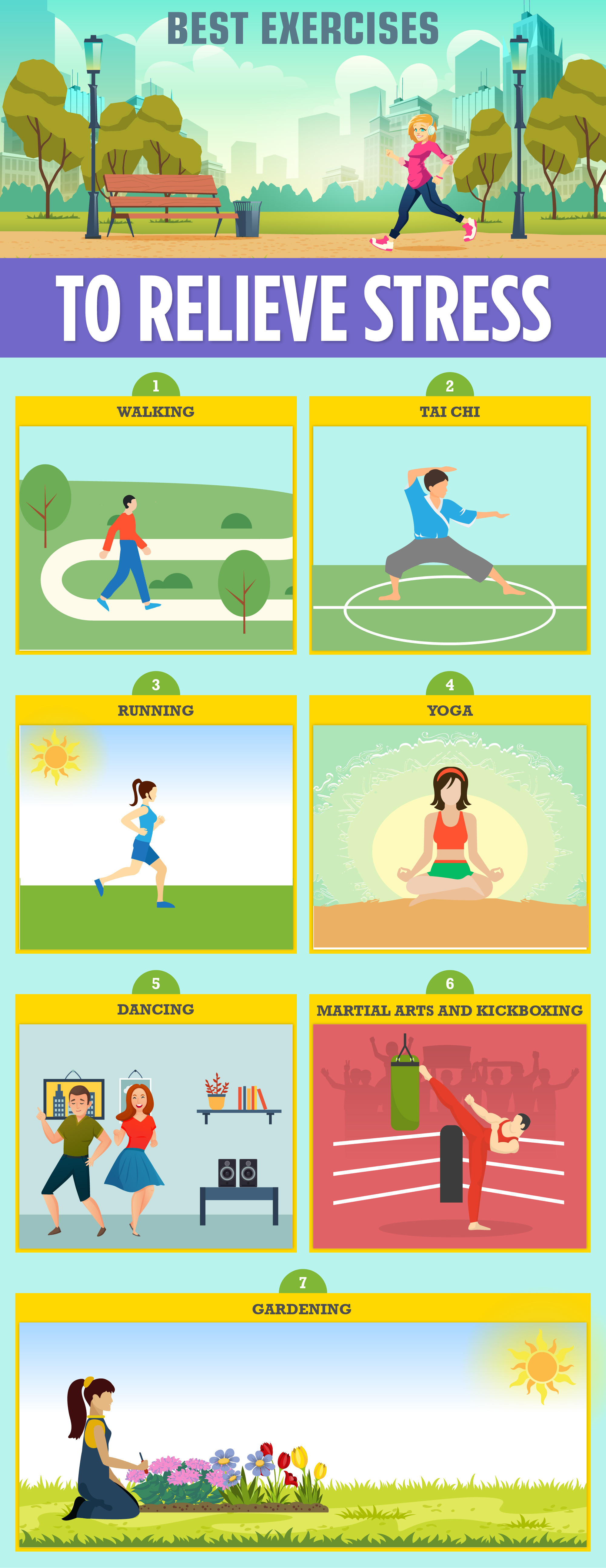 Best Exercises to Relieve Stress