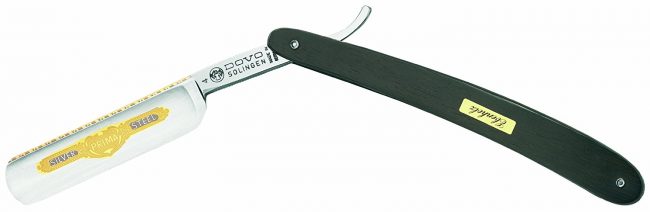 dovo straight razor carbon ebony handle