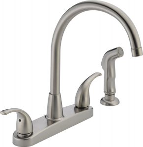 kitchen faucet reviews - peerless p299568lf ss choice two handle kitchen faucet