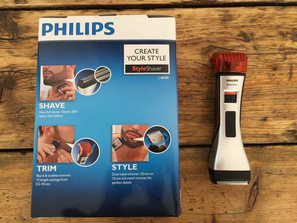 Philips Style Shaver QS6141_33 Dual Ended Shaver and Beard Trimmer box