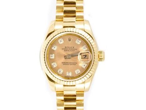 Luxury Watches For Women - Rolex Lady-Datejust gold president