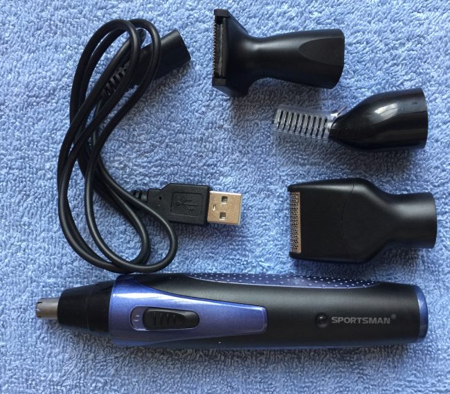 Sportsman USB Nose Hair Trimmer - best nose and ear hair trimmer