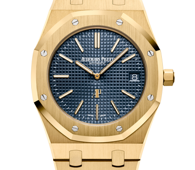 Audemars Piguet Royal Oak Extra-Thin Jumbo reference 15202 in Yellow Gold