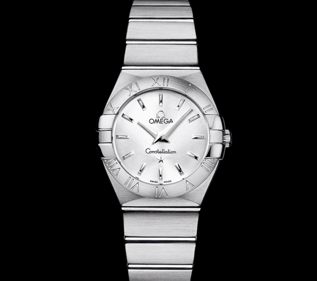 best luxury watches under - Omega Women's 123.10.27.60.02.001 Constellation Silver Dial Watch